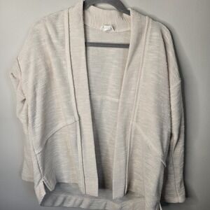 Ann Taylor LOFT Lounge Loungewear Lightweight Open Cardigan Size M Medium Loose